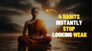 4 Habits To Instantly Stop Looking Weak | Buddhism