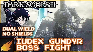 Dark Souls 3 Boss - IUDEX GUNDYR - Dual Wield No Shield Build (Let's Play Gameplay PS4)
