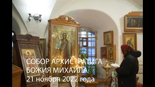 Божественная литургия на Собор Архистратига Михаила 21 ноября 2022 года