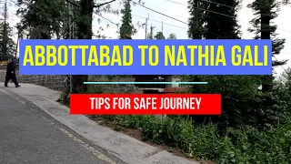 Abbottabad to Nathia Gali Road || Murree to Nathia Gali Road || Nathia Gali