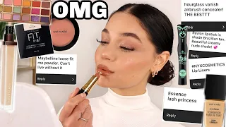 I TRIED YOUR HOLY GRAIL MAKEUP PRODUCTS...😍wow | Blissfulbrii
