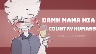 (Countryhumans) Damn Mama Mia! | Italy x greece | Read desc