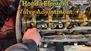 Honda Element Valve Adjustment Tutorial