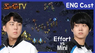 [ENG] "Wrong choice" Effort vs Mini (ZvP) - Starcraft Remastered (StarCastTV English)