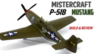 Mistercraft P-51B Mustang - 1/72 Scale Plastic Model Kit - Build & Review