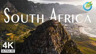 South Africa 4K • Beautiful Scenery, Relaxing Music • Piano & Guitar, Nature Sound • Relaxation Film