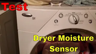 Test Dryer Moisture Sensor Whirlpool Duet