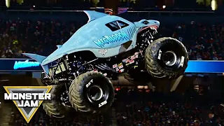 Monster Jam RC Mega Megalodon and Mega Grave Digger