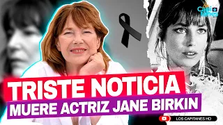 Hallaron MUERTA a Jane Birkin, la actriz y cantante francobritánica