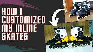 How to Customize Inline Skates | Makeover and Repaint Inline Skates | Oxelo MF500 | New Delhi