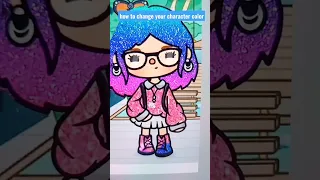 how to change your character's color in toca boca? 🌈