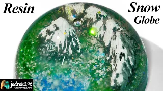 Snow Globe ❄ Diorama. DIY a simple way / RESIN ART