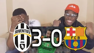 Juventus vs Barcelona 3-0 - All Goals & Highlights - Champions League:Barcelona Fans React