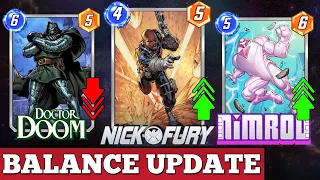 Marvel Snap's most popular card NERFED! HUGE BUFFS live now!!