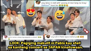 LOOK: Pagiging makulit ni Pablo kay stell sa kanilang Concert sa JAPAN kinatuwaan.