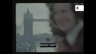 Tower Bridge, Rush Hour in 1970s London, HD