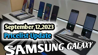 SAMSUNG PRICES UPDATE A04E,A04,A135G,145G,A24,A345G,A545G SEPTEMBER 12,2023