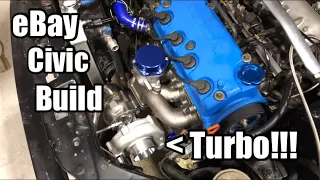 eBay Turbo Build - D16 Honda Civic EX VTEC - Part 1
