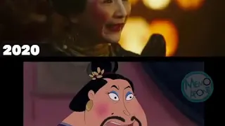 Novo trailer de MULAN 1998 (animada) VS 2020 live action !!!