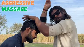 ASMR FAST & AGGRESSIVE HEAD MASSAGE BY BENGALI BABA | ASMR CRACKS