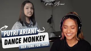 Putri Ariani - Dance Monkey - Tones and I (Cover) | REACTION!!