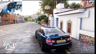 Drifting BMW M5 2012 | Forza Horizon 5 | Steering Wheel Logitech G923 [4K 60 FPS] Gameplay