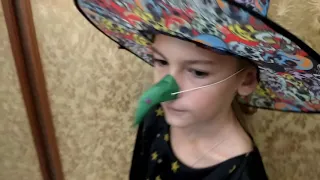 Нос Ведьмы своими руками из бумаги. Make a witch's nose out of paper with your own hands