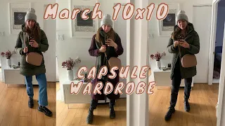 March 10x10 Capsule Wardrobe | What I wear in a week