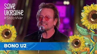 BONO U2 – Walk on. Charity telemarathon Save Ukraine - #StopWar