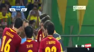 Red Card Gerard Pique agains Brasil (Confederations Cup Final 2013) - Neymar Tackle - 30/06/2013