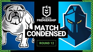 NRL 2023 | Canterbury-Bankstown Bulldogs v Gold Coast Titans | Condensed Match, Round 12