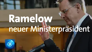 Thüringer Landtag: Ramelow wieder zum Ministerpräsidenten gewählt