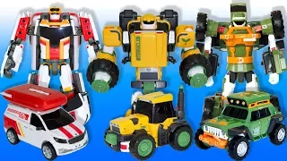 Transformers Toys: Tobot K, Tobot Cargo and Terracle, Tobot Base, Professor Noh, Chocobot