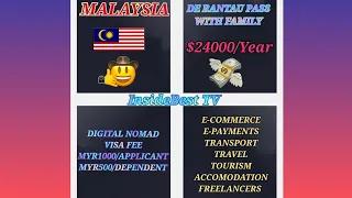 MALAYSIA DIGITAL NOMAD VISA/DE RANTAU PASS (COMPLETE INFORMATION AND PROCESS DETAILS)