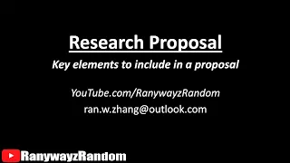 How To Write A Research Proposal? 11 Things To Include In A Thesis Proposal