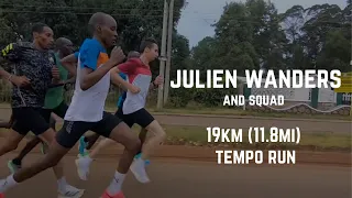 Julien Wanders - 19km Tempo Run