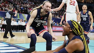Chaotic final 1:50 of UConn-Stanford in the 2022 Final Four