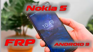 FRP Nokia 5 (ta-1053) Сброс гугл аккаунта Android 9