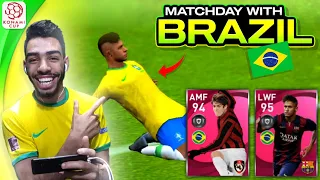MATCHDAY USING BRAZIL 🔥 NEYMARZITOO  IS ROCKING 🔥 EFOOTBALL PES 2021 MOBILE