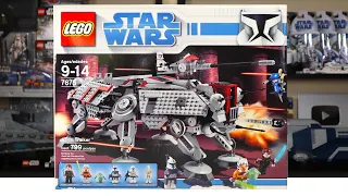 LEGO Star Wars 7675 AT-TE WALKER Review! (2008)