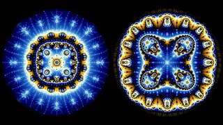 Static Point - 4th Power Mandelbrot Set Zoom vs Julia Set