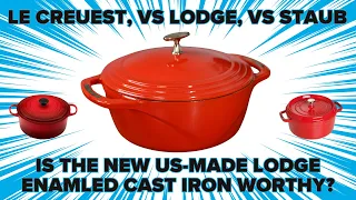 Should I get behind the new USA-made Lodge Enameled Cast Iron? Let me know what you think