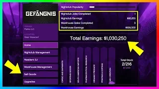 Become A Millionaire FAST & EASY - GTA Online After Hours DLC Nightclub Business Money Making Guide!