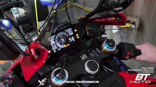 2021 Kawasaki ZX-10R vs 2021 Honda CBR1000RR-R SP Dyno Runs with BT Moto Ecu Flash