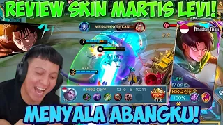 REVIEW SKIN MARTIS LEVI ATTACK ON TITAN SOLO RANK PALING KEREN YANG PERNAH ADA !