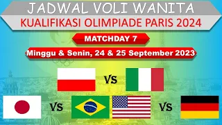 Jadwal Voli Wanita Kualifikasi Olimpiade Paris 2024 │ Polandia vs Italia │