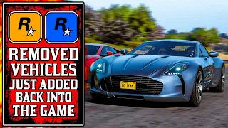 Rockstar Brought Back RARE VEHICLES in The NEW GTA Online UPDATE! (GTA5 New Update)