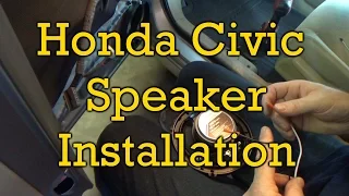 Honda Civic Speaker Installation 2006 (2006-2011 Similar)