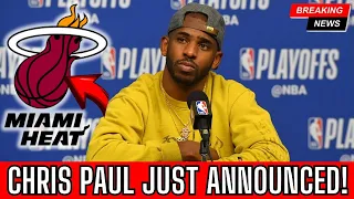 🚨 BREAKING NEWS! THE CHRIS PAUL DECISION THAT SURPRISED EVERYONE? CP3 TO HEAT? MIAMI HEAT NEWS