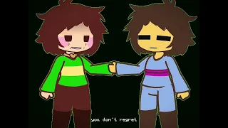 people killing people for a reason (Frisk + Chara)